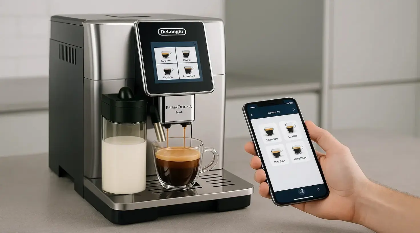 Kaffeevollautomaten mit App Steuerung
