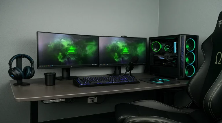 PC Gaming Tisch 2025: Der perfekte Gaming-Schreibtisch für dein Setup