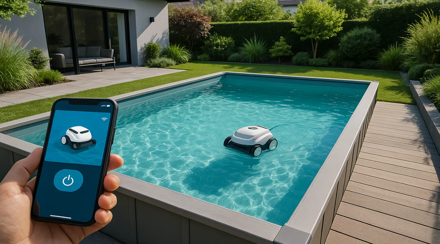 Poolroboter für Aufstellpool
