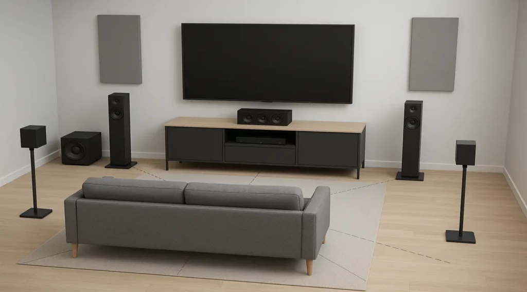 Surround Sound System für Fernseher